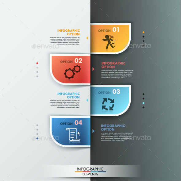 Modern Infographic Options Template - Infographics