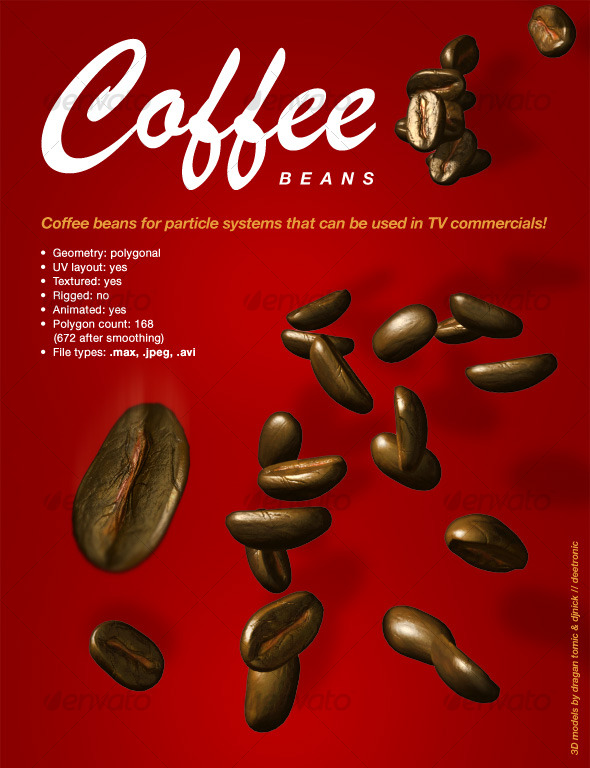 Coffee Bean for - 3Docean 123501