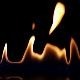 Fire on Dark Background - VideoHive Item for Sale