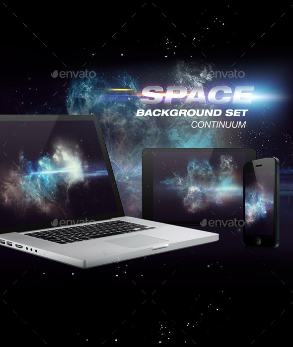 Continuum Space Background Set - Backgrounds Graphics