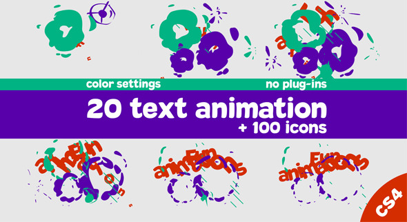 Animated text and - VideoHive 9719790