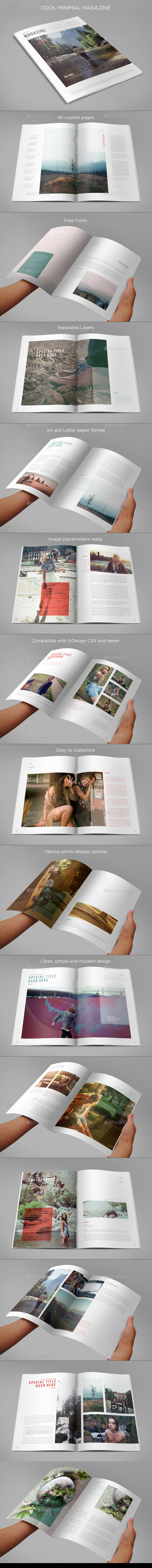 Cool Minimal Magazine - Magazines Print Templates