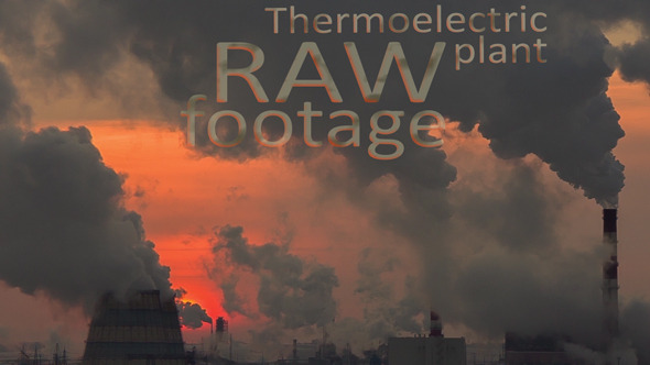 Smokestack of Thermoelectric Plant