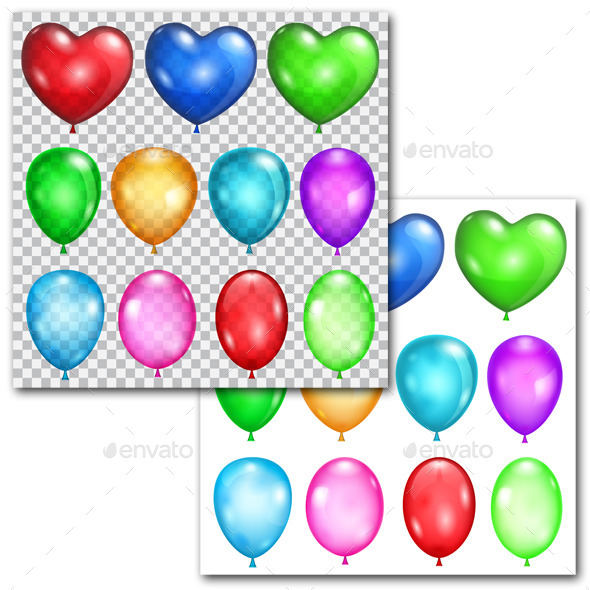 Set of Balloons - Miscellaneous Seasons/Holidays