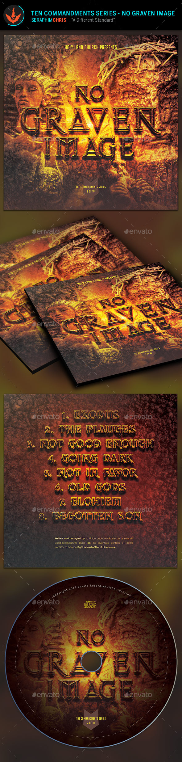 No Graven Image: CD Artwork Template - CD & DVD Artwork Print Templates