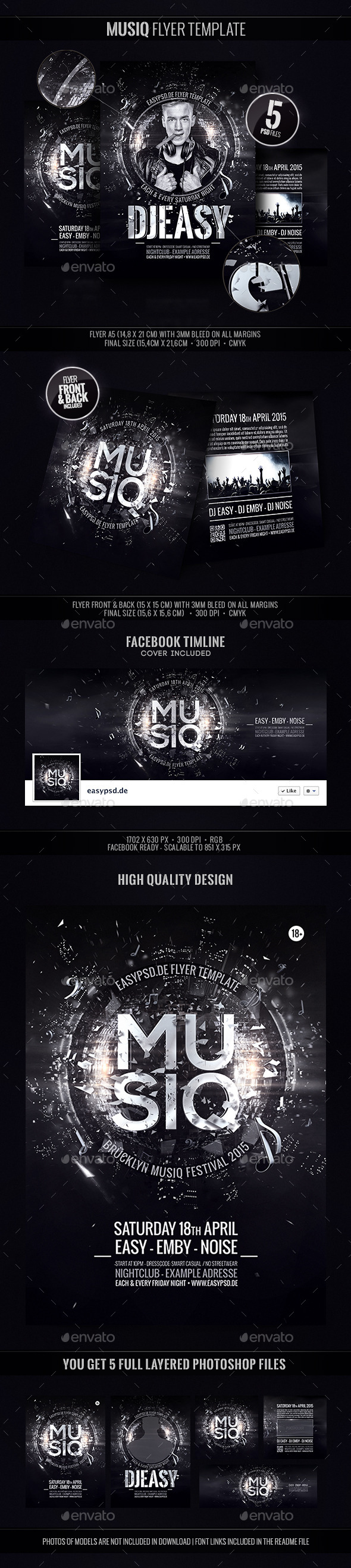Musiq Festival Template - Clubs & Parties Events