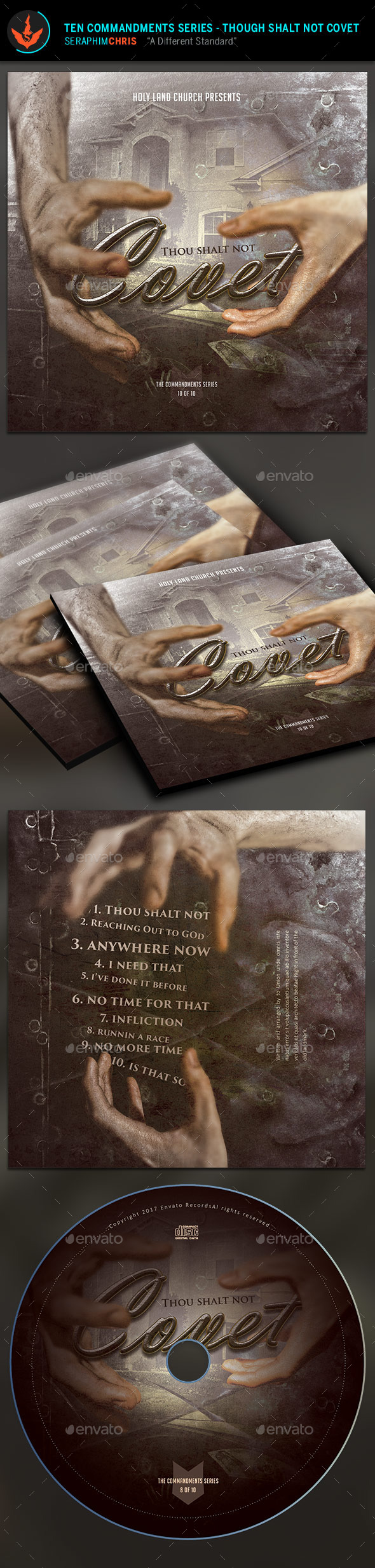 Don’t Covet: CD Artwork Template - CD & DVD Artwork Print Templates