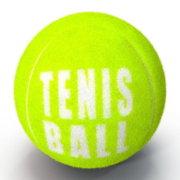 Tenis Ball FurFurry - 3Docean 9724595