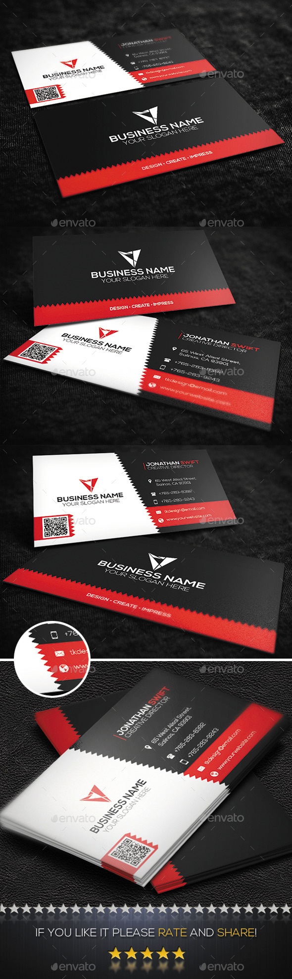 Corporate Business Card No.11 - Corporate Business Cards