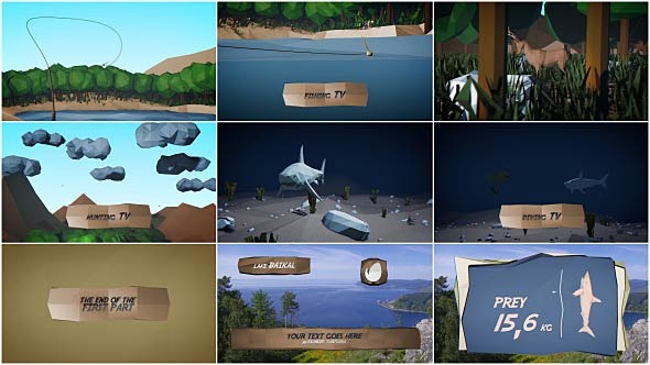 Fishing Diving Hunting - VideoHive 9724812