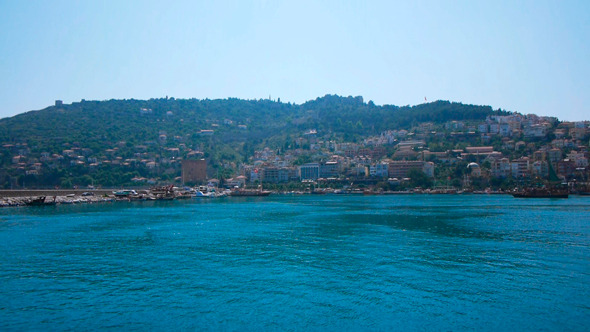 Summer View Of Bay Of Alanya, Turkey 