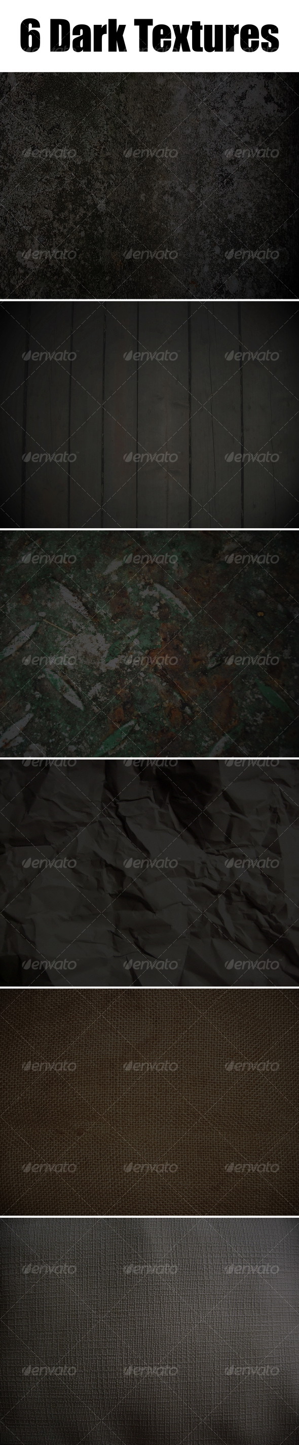 6 Dark Textures - Miscellaneous Textures
