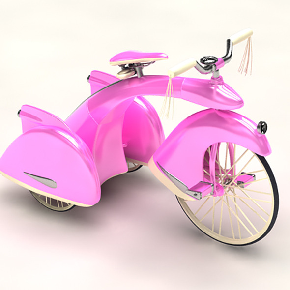 Pink Bicycle - 3Docean 9728567