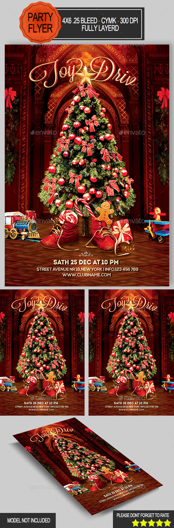 Toy Drive Flyer - Holidays Events