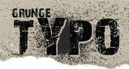 Grunge Typo