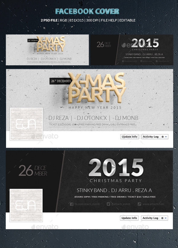 Christmas Event Facebook Cover - Facebook Timeline Covers Social Media