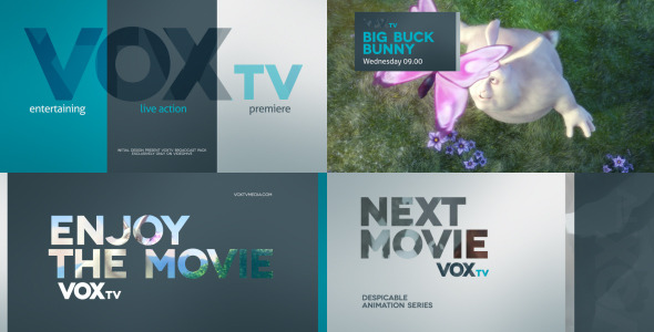 Vox Broadcast Pack - VideoHive 9731581