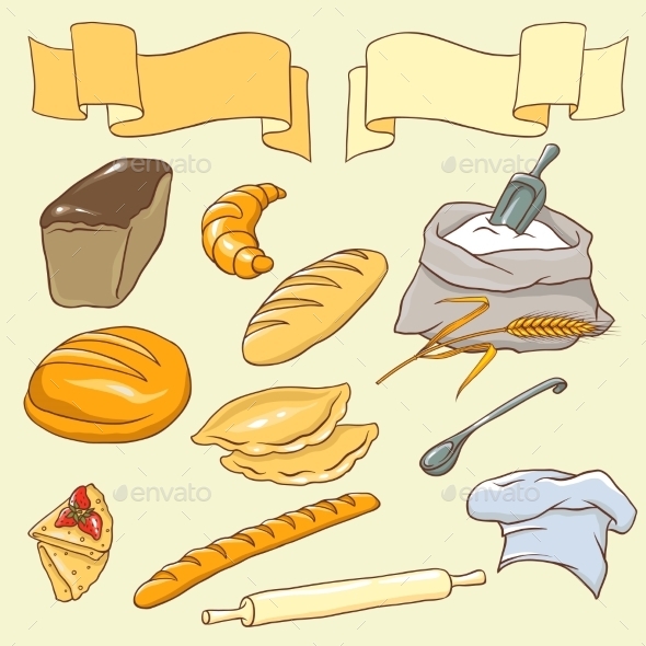 Bread Theme - Food Objects