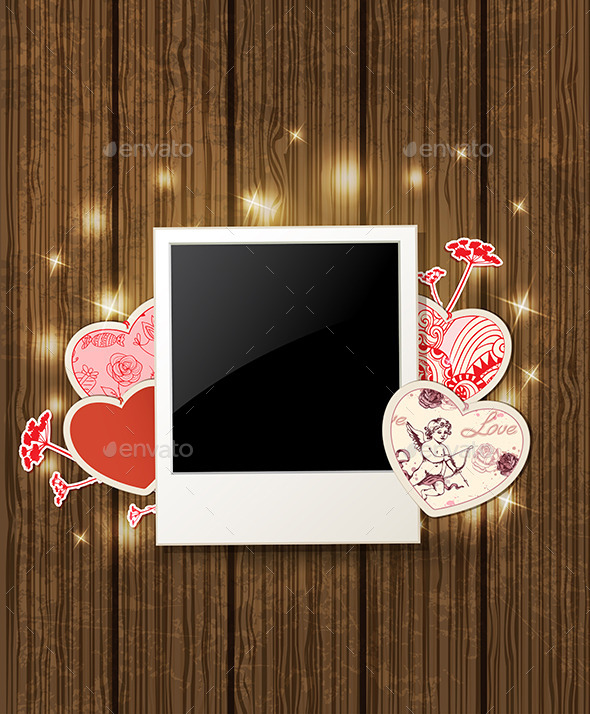 Background with Hearts for Valentine's Day - Valentines Seasons/Holidays
