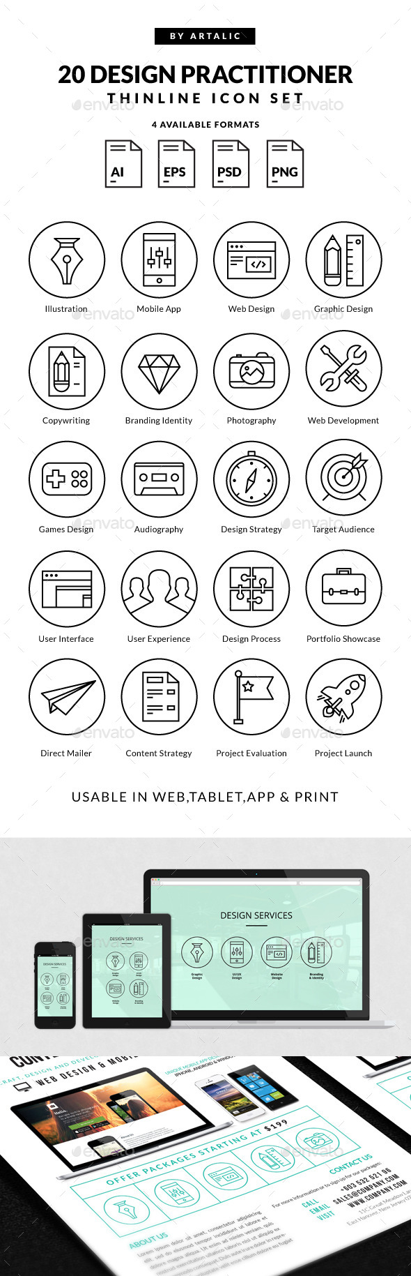 Design Practitioner Icons - Icons