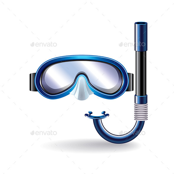 Diving Mask - Travel Conceptual
