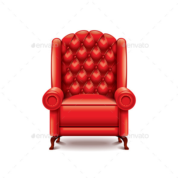 Red Armchair - Miscellaneous Vectors