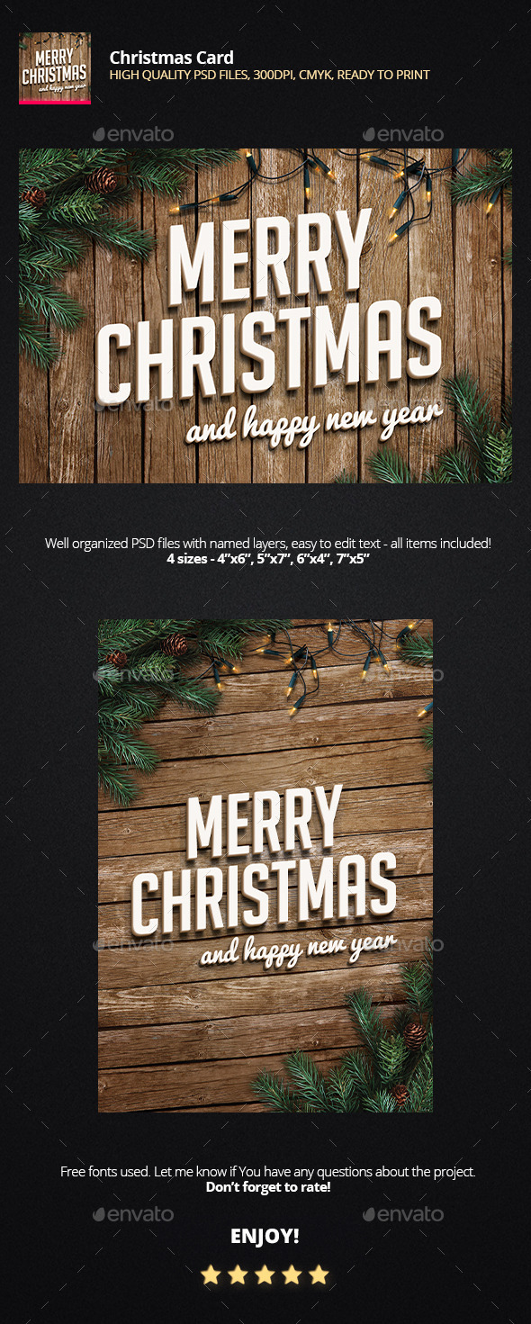 Christmas Card - Holiday Greeting Cards
