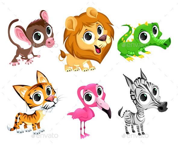African Animals - Animals Characters
