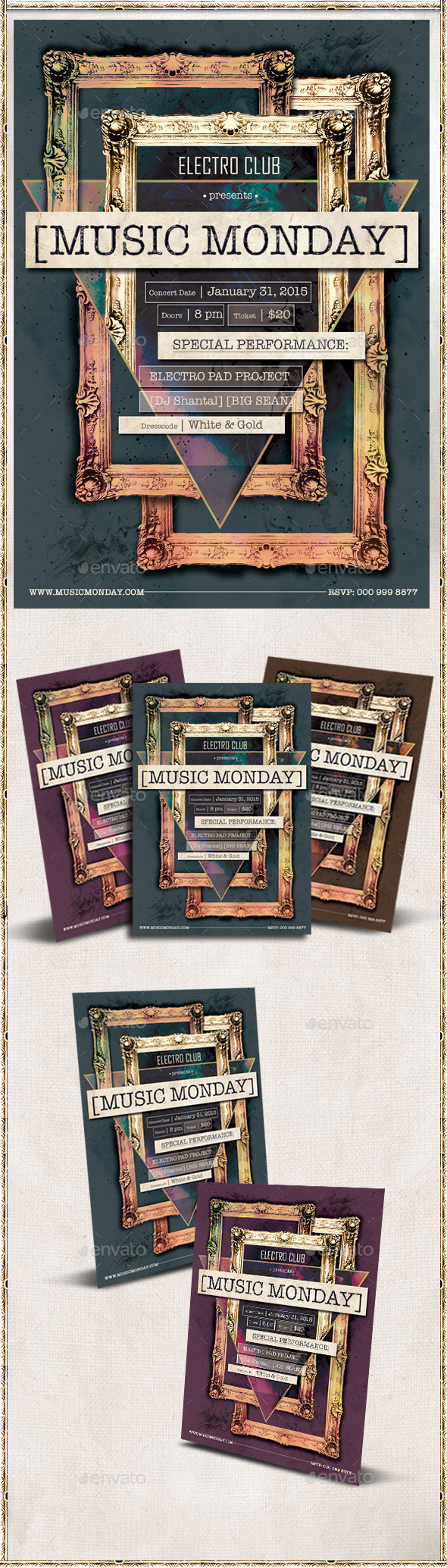 Music Monday Poster - Concerts Events