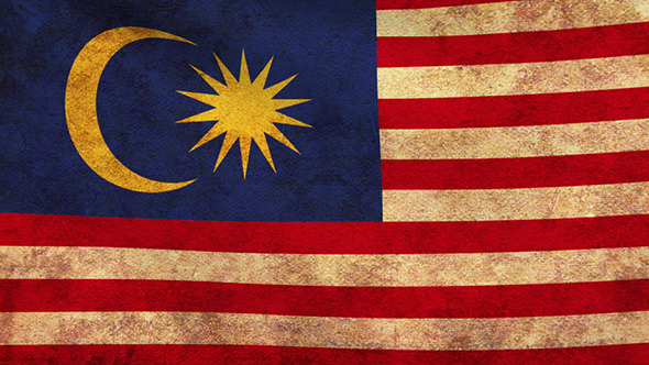 Malaysia Flag 2 Pack – Grunge and Retro