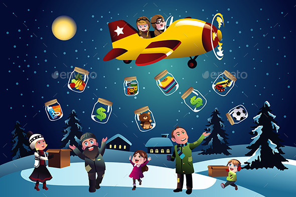 Giving Donations During Christmas - Christmas Seasons/Holidays