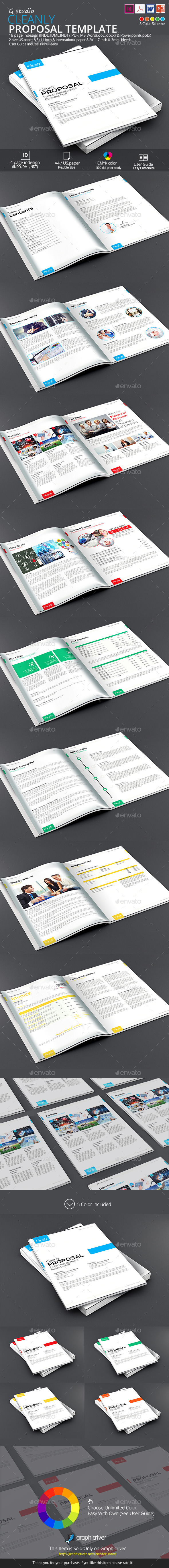 Cleanly Proposal Template - Proposals & Invoices Stationery