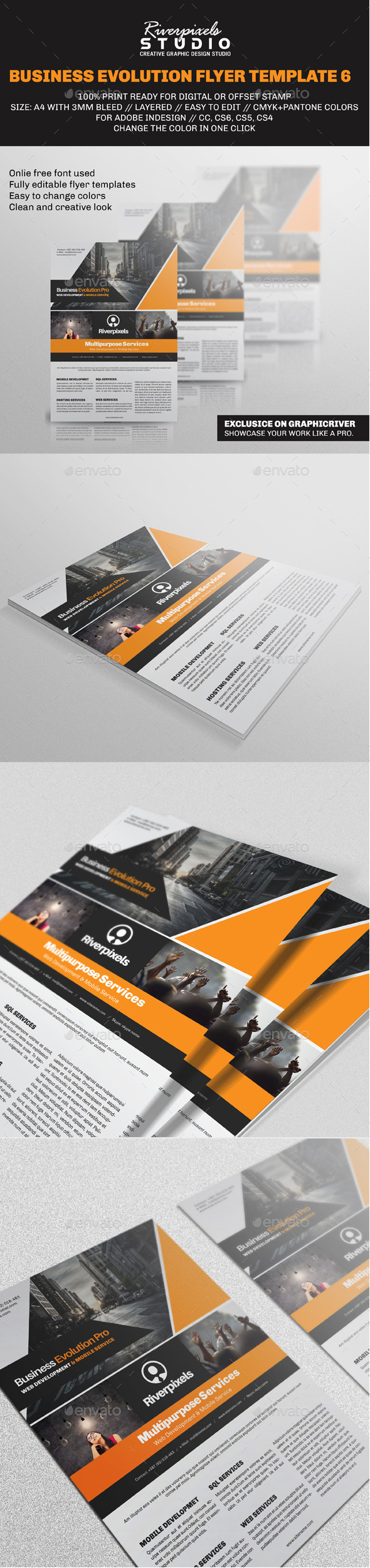 Business Evolution Flyer Template VI - Corporate Flyers