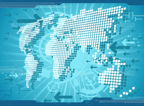 World map background - Backgrounds Decorative