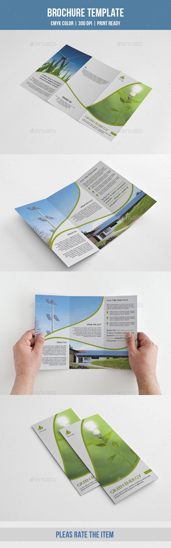 Green Energy Trifold-V199 - Corporate Brochures