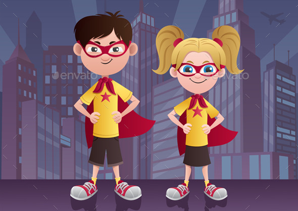Super Kids City - People Characters
