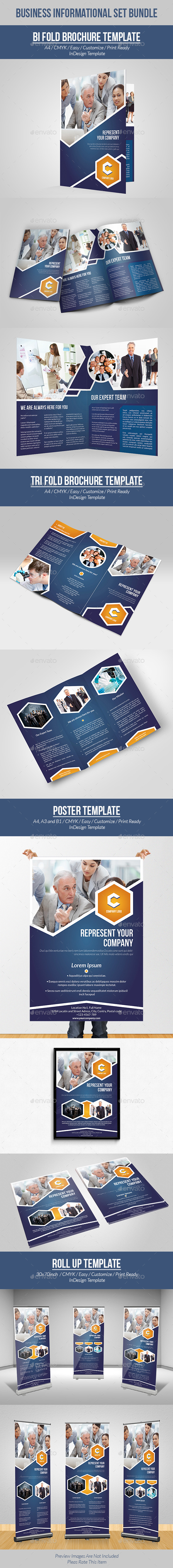 Business Informational Set Bundle - Informational Brochures