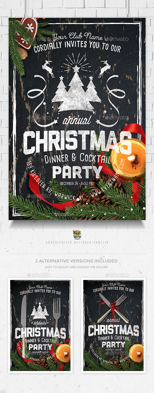 Christmas Celebration Flyer Template - Holidays Events