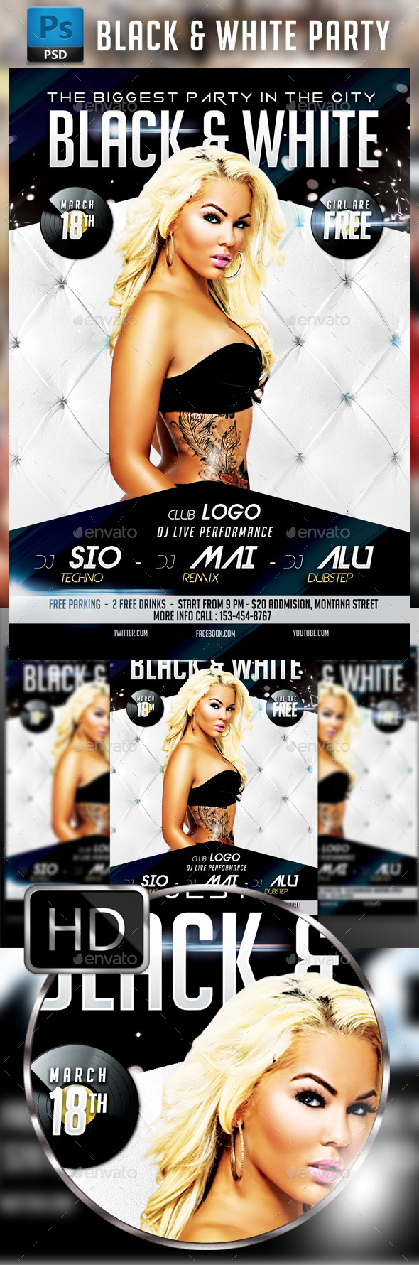 Black & White Party - Clubs & Parties Events