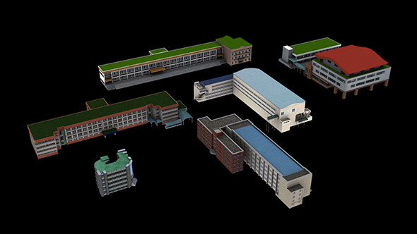 Building Package_A06 - 3DOcean Item for Sale