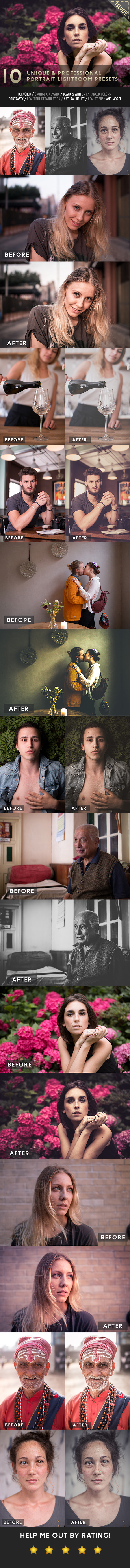 10 Portrait Photography Lightroom Presets - Portrait Lightroom Presets