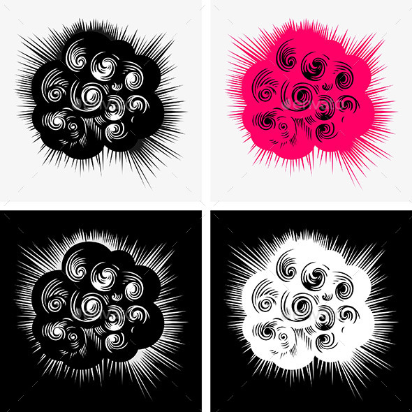 Explosion - Abstract Conceptual