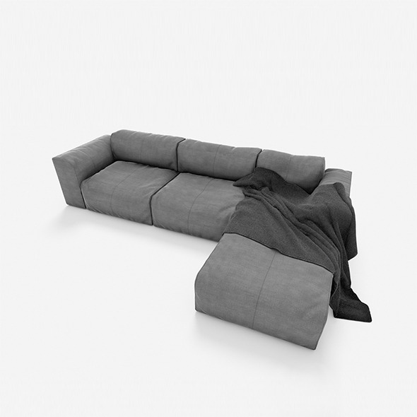sofa 3seats #01 - 3Docean 9748189