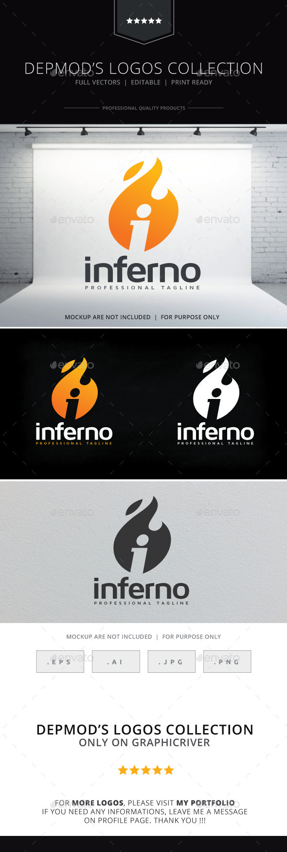 Inferno Logo - Letters Logo Templates