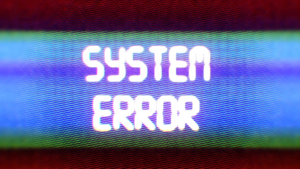 System Error Background