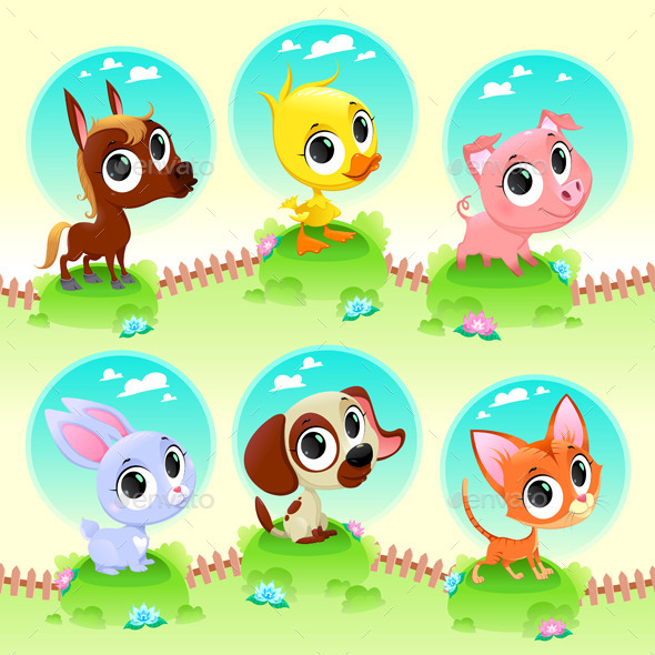 Farm Animals - Animals Characters