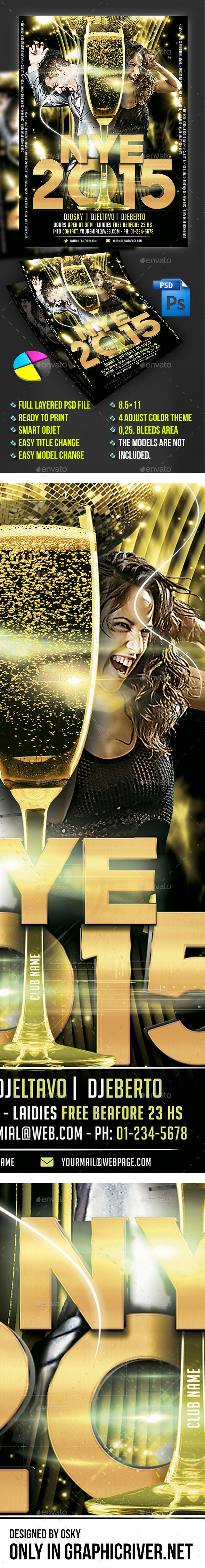 New Year Eve VI - Events Flyers