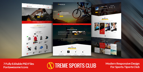 Xtreme Sports club - ThemeForest 8825771
