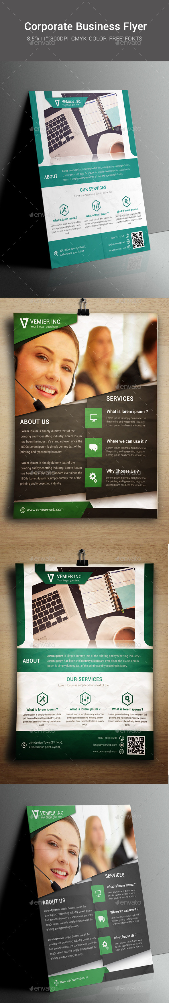 Corporate Business Flyer Template - Corporate Flyers