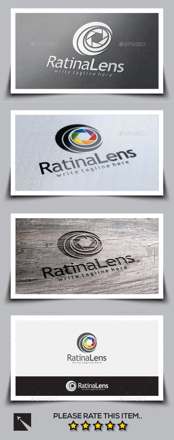 Ratina Lens Logo Template - Abstract Logo Templates